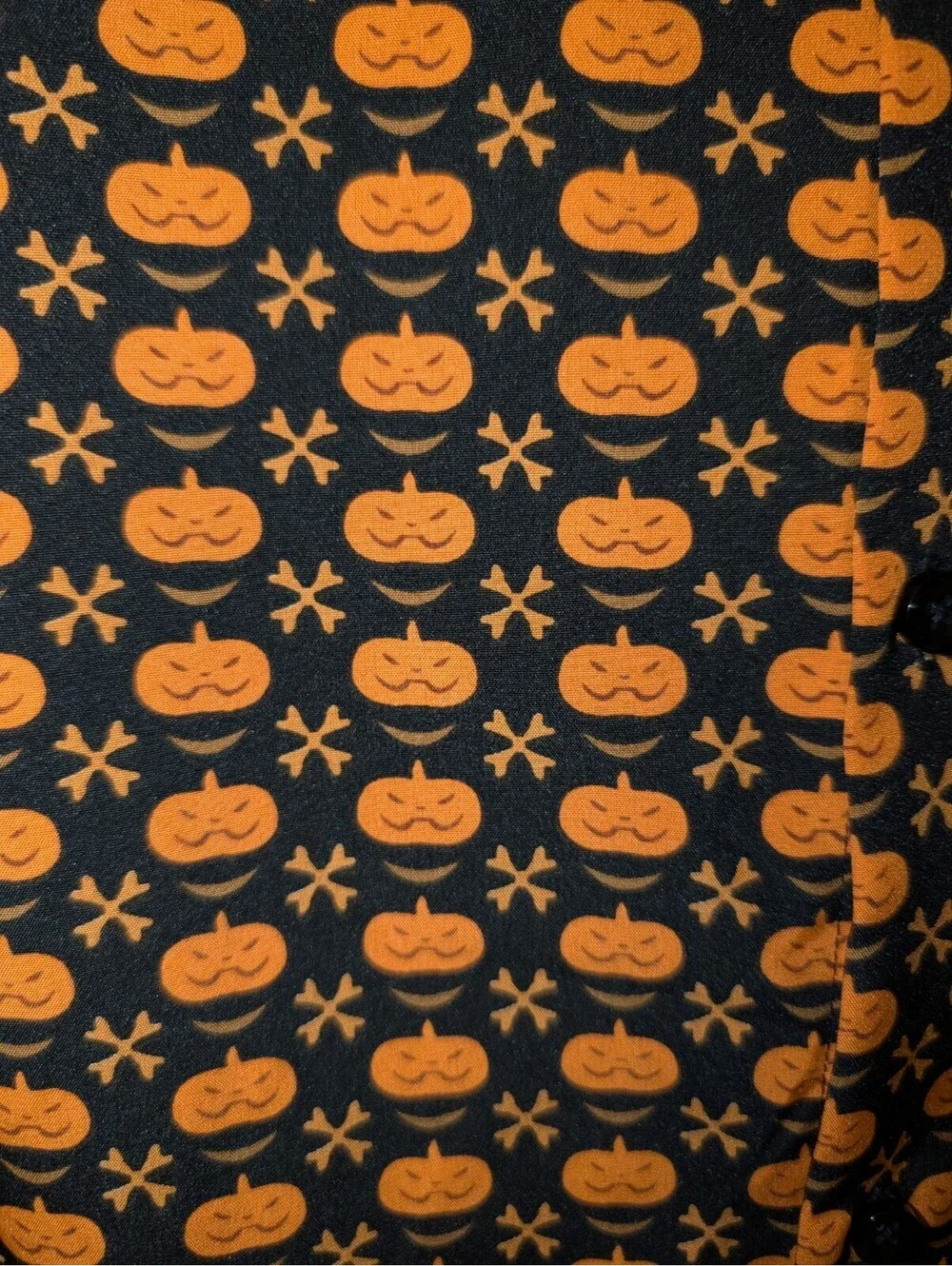 Tom Baine Halloween Collection Slim Fit Men's Orange Black Shirt Size L 16-16.5